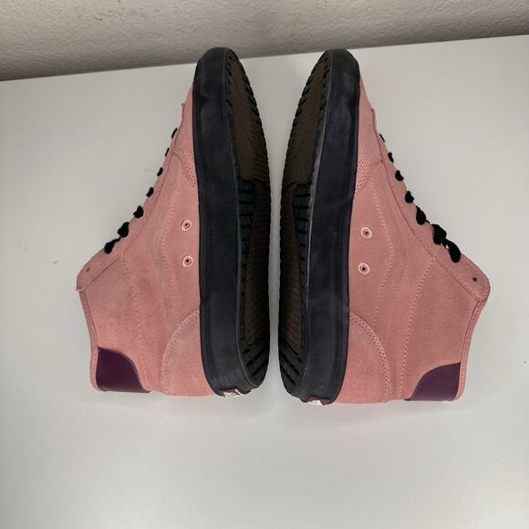 Vans Lizzie Rosette Pink Black Suede Skate Shoes Women’s Size 10.5 Mens 9 - Picture 3 of 8